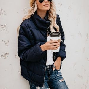 2Sable Pocketed Puffer Jacket Size L